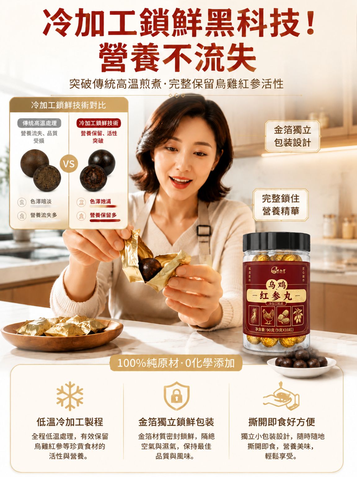 烏雞紅參滋補丸