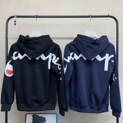 2025ストリートスタイルプリントパーカー。トレンド感満載で男女兼用。