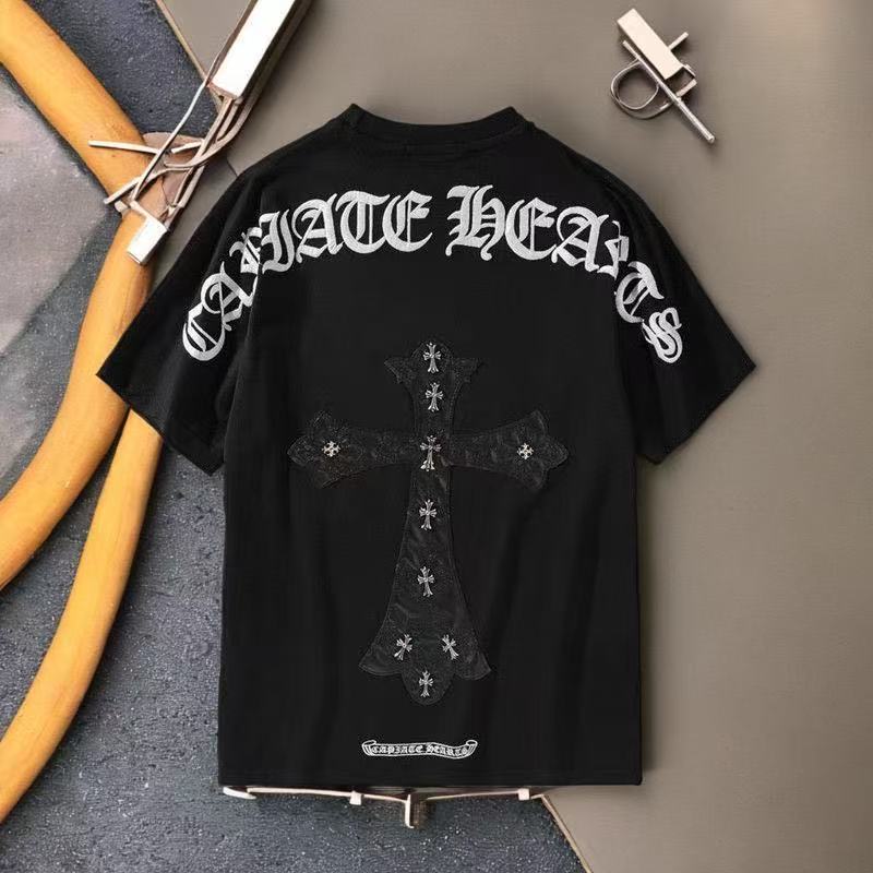 『M-4XL』アメリカンレトロ刺繍入り半袖Tシャツ男女兼用