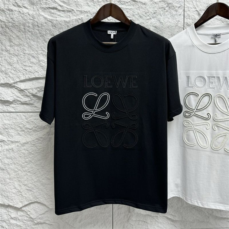 『S-XL』2026年春夏新作 シンプルでスタイリッシュな刺繍入り半袖Tシャツ