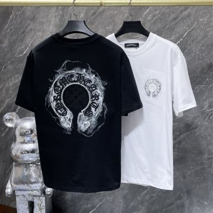 『S-XL』トレンディなプリント柄の半袖Tシャツ ゆったりとした着心地で、通気性に優れ、高品質なトップスです