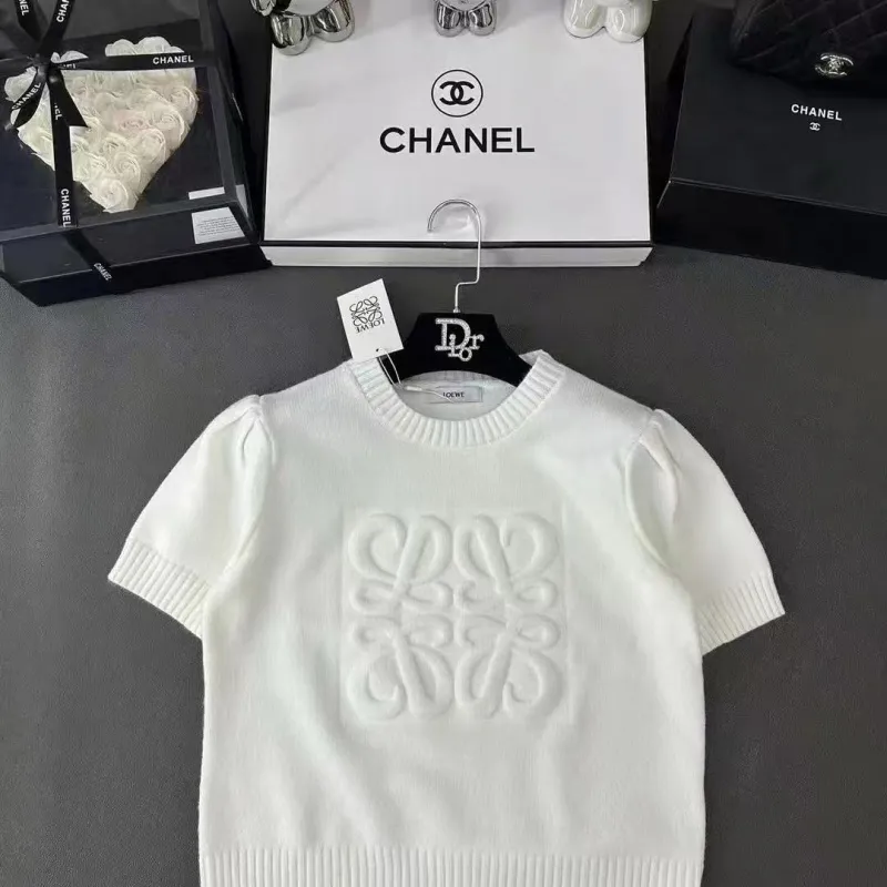 [Copy]『S-XL』優しい雰囲気 ふわふわ 快適 スタイリッシュエレガント 半袖ニットＴシャツ