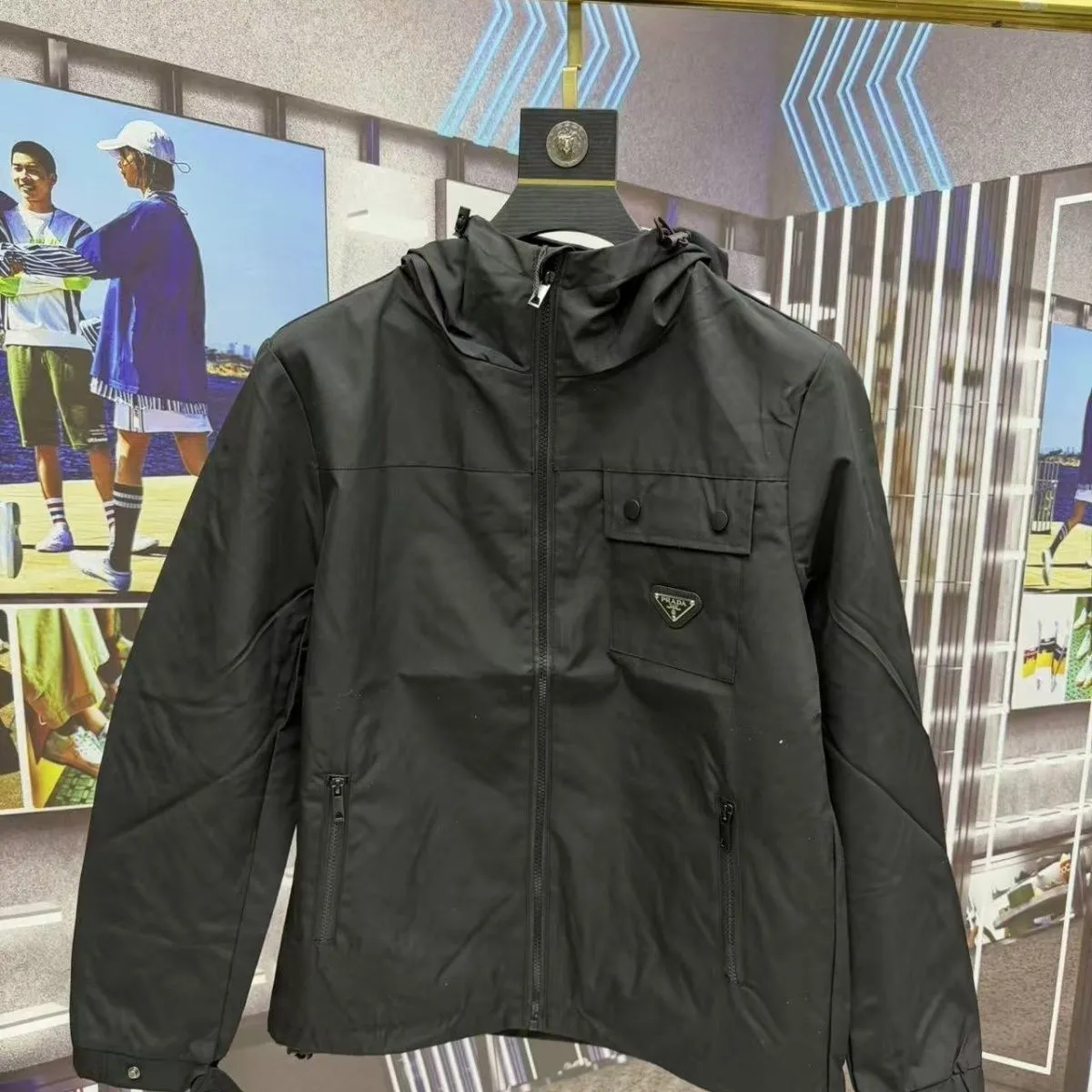 『S-5XL』春秋対応 スタイリッシュ 無地デザイン メンズ 薄地 アウター