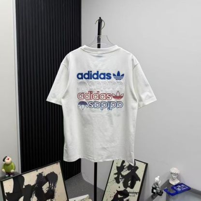 『S-2XL』夏新作 メンズ 刺繍入り ゆったりフィット トレンディ クルーネック 半袖 カジュアル Tシャツ