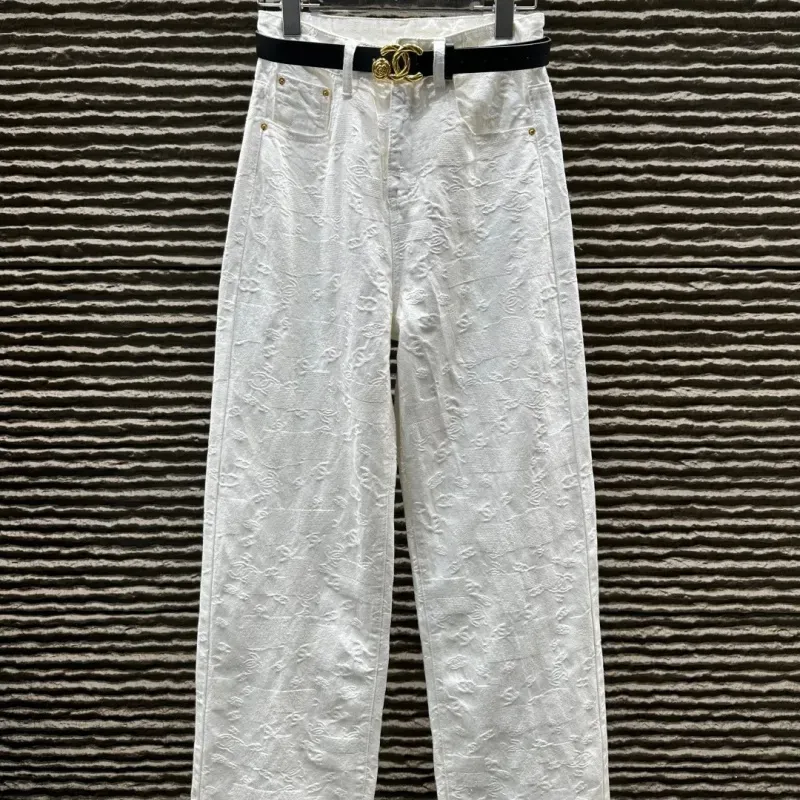 『S-XL』着心地良い 今季も大流行 モード ジャカード デニム パンツ