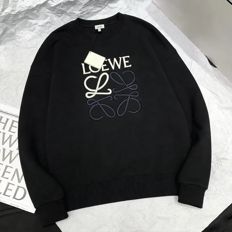 『M-5XL』人気爆発中 合わせやすい シンプル 無印 ラウンドネック 刺繍 ペアルック カップル トレーナー