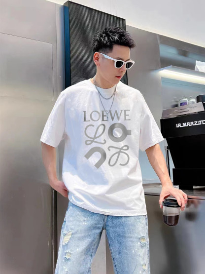 【S-2XL】トレンディなプリントの厚手の半袖ラウンドネックカジュアルルーズユニセックスカップルサマーTシャツトップス