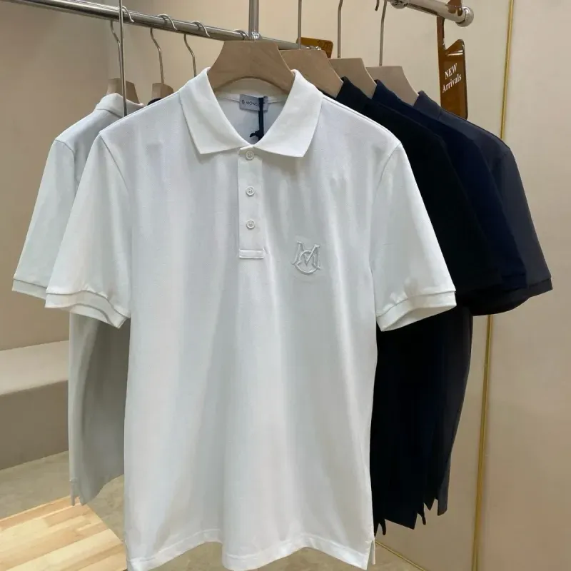 『S-4XL』今季も大流行 若見えデザイン細身シルエットクール 着心地良い 半袖ポロシャツ