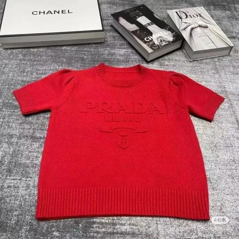 『S-XL』優しい雰囲気 ふわふわ 快適 スタイリッシュエレガント 半袖ニットＴシャツ