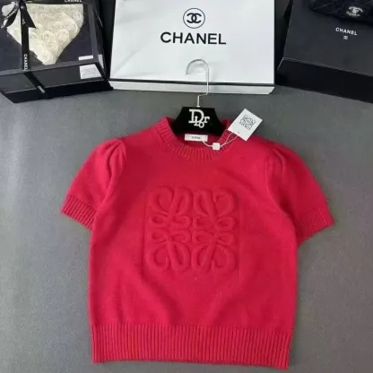 [Copy]『S-XL』優しい雰囲気 ふわふわ 快適 スタイリッシュエレガント 半袖ニットＴシャツ