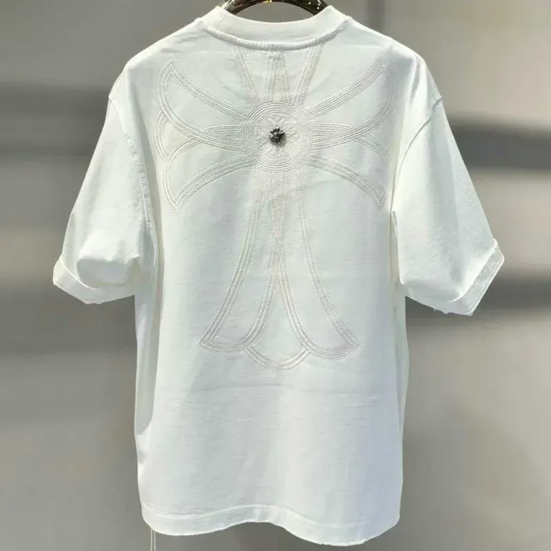 『M-3XL』大注目 大活躍 組み合わせやすい カジュアル 刺繍 半袖 Tシャツ