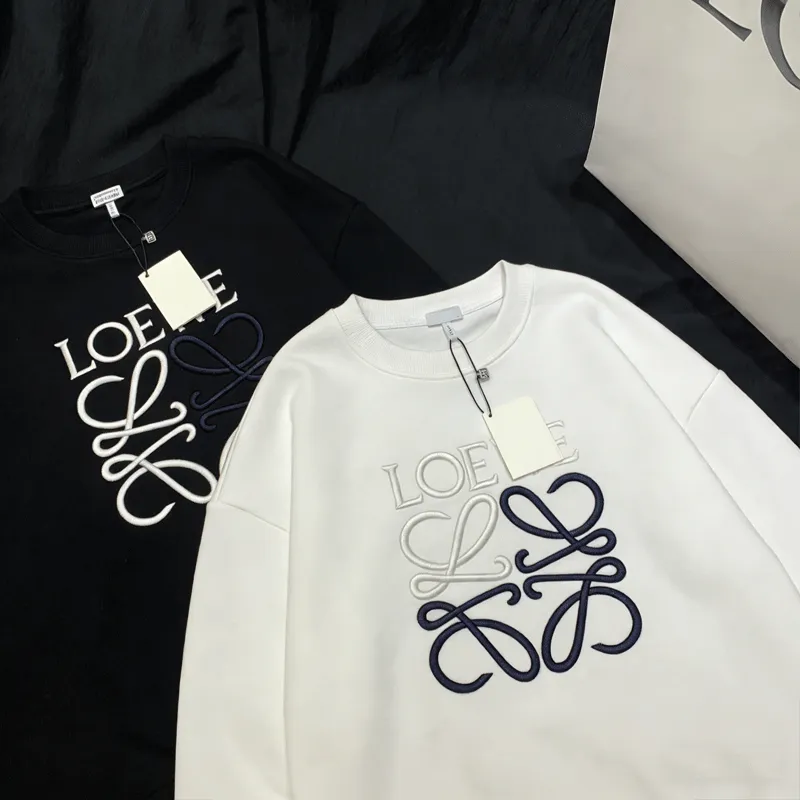 『M-5XL』人気爆発中 合わせやすい シンプル 無印 ラウンドネック 刺繍 ペアルック カップル トレーナー