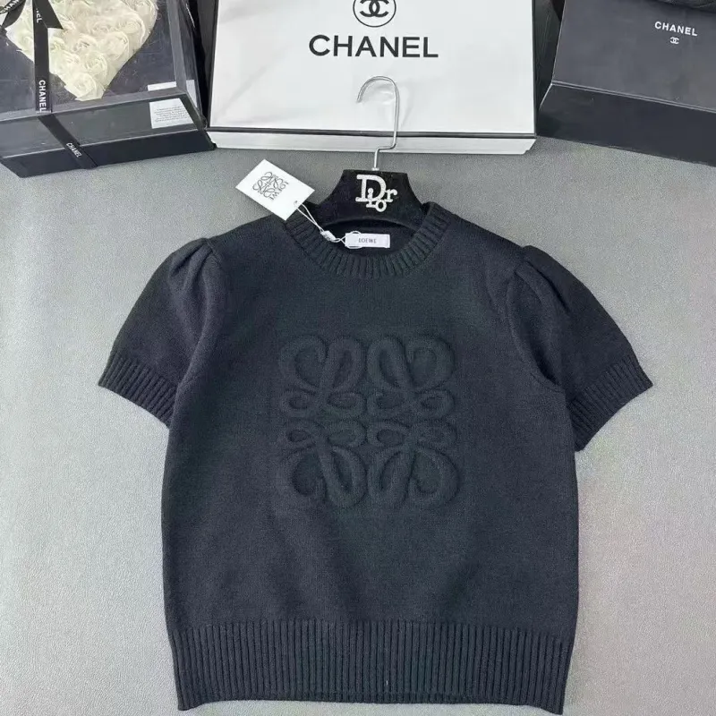 [Copy]『S-XL』優しい雰囲気 ふわふわ 快適 スタイリッシュエレガント 半袖ニットＴシャツ
