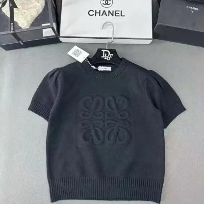[Copy]『S-XL』優しい雰囲気 ふわふわ 快適 スタイリッシュエレガント 半袖ニットＴシャツ