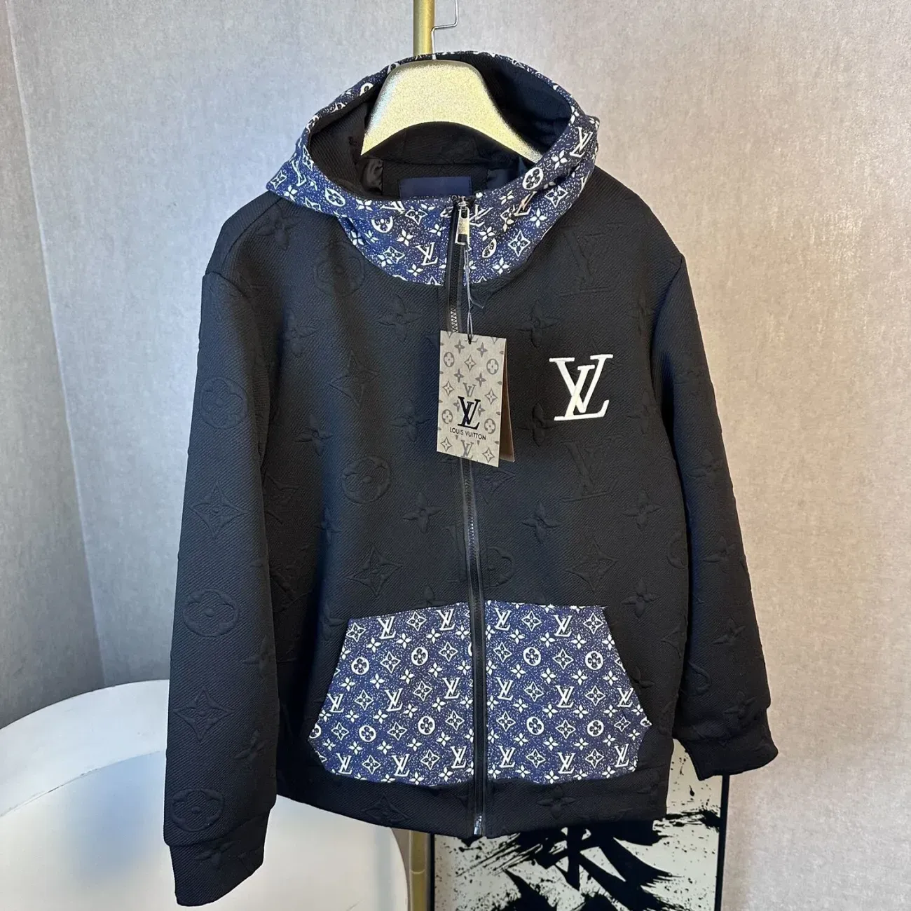 『L-4XL』カップルにぴったりの、男性向けのおしゃれなスリムフィットフード付きジャケット。