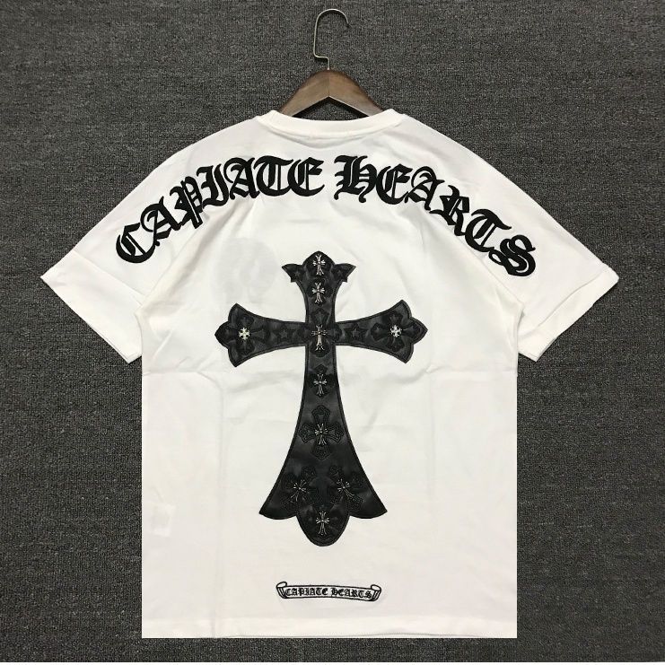 『M-4XL』アメリカンレトロ刺繍入り半袖Tシャツ男女兼用