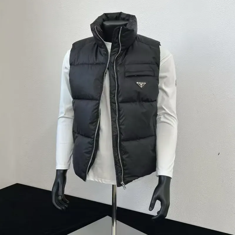 『L-4XL』大人らしいトレンド 高品質 シンプル 軽量 暖かい ダウンベスト