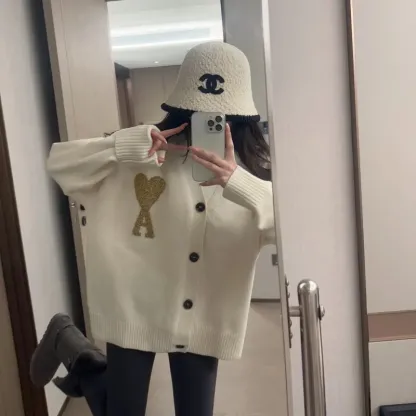 優しい雰囲気 ファッション ゆるい 柔らかい 手触り良くシンプル セーター