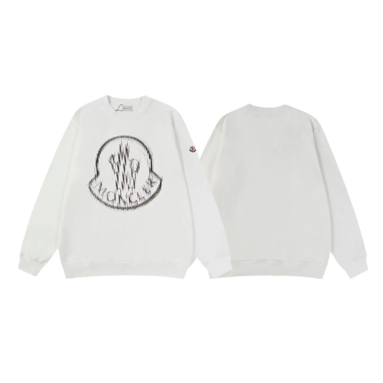 【S-3XL】新作秋冬ルーズフィットカジュアルレタークルーネックスウェットシャツ（プリント入り）、長袖、ユニセックス