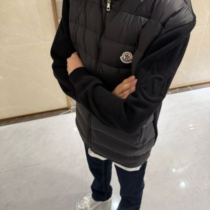 『L-5XL』新しいニットダウンジャケット、暖かい、スタンドカラー、ユニセックス、トレンディでカジュアル。