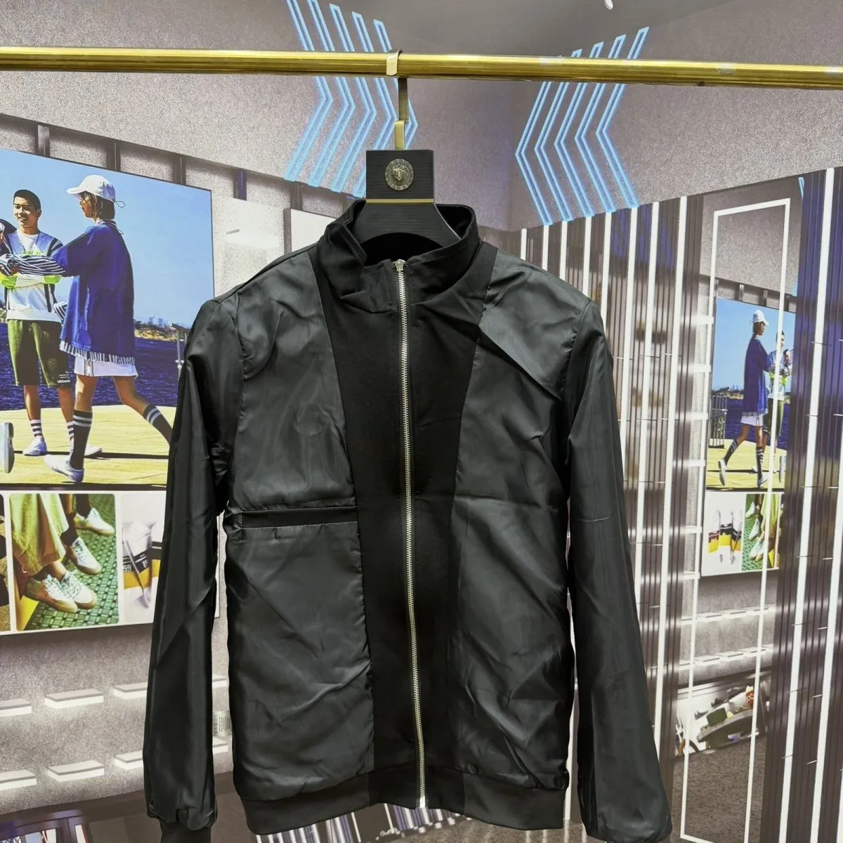 『S-5XL』春秋対応 シンプルデザイン ジップアップ メンズ アウター