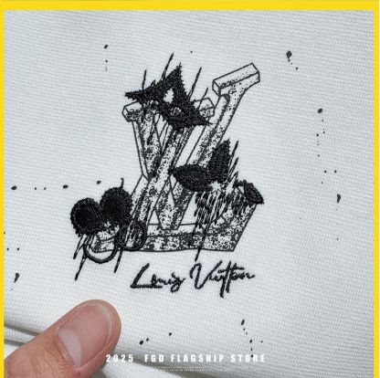 『M-3XL』新入荷メンズ 夏物 刺繍入りストリートスタイル 半袖Tシャツ