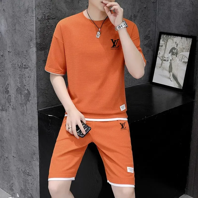 『S-3XL』優しい雰囲気 着心地良い ファッション ソフト 通気性 クラシックカジュアル セット