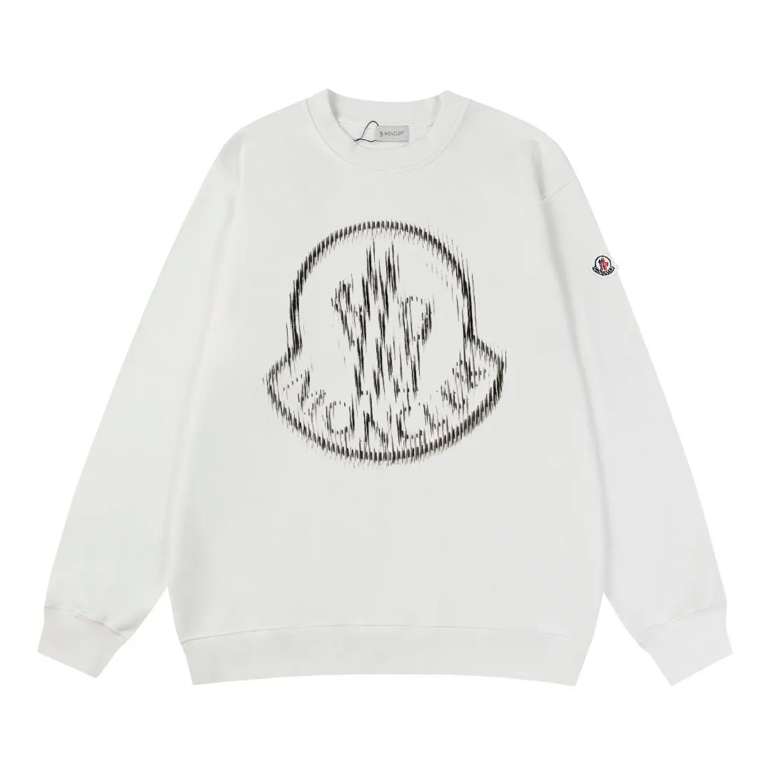 【S-3XL】新作秋冬ルーズフィットカジュアルレタークルーネックスウェットシャツ（プリント入り）、長袖、ユニセックス