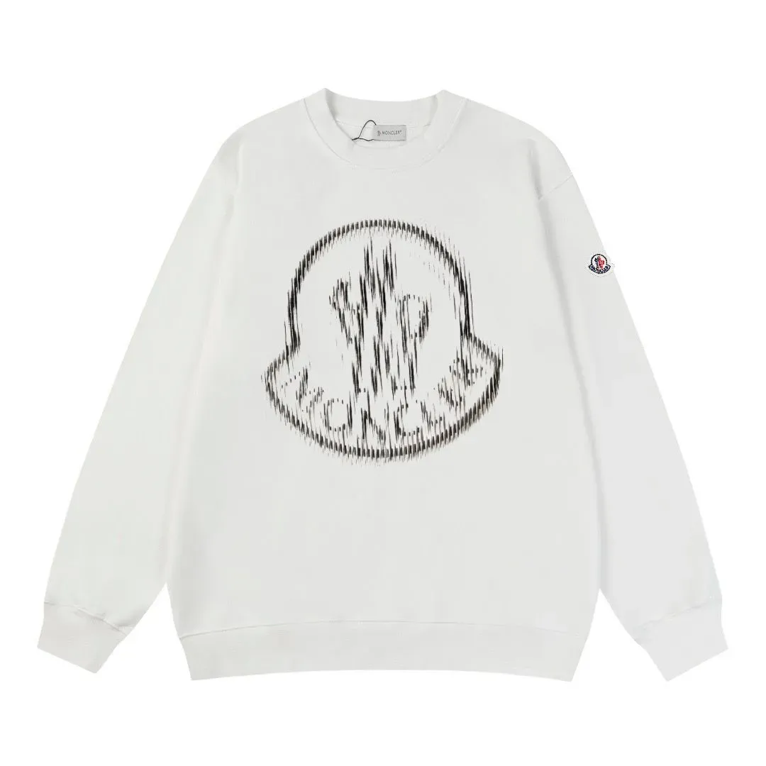 【S-3XL】新作秋冬ルーズフィットカジュアルレタークルーネックスウェットシャツ（プリント入り）、長袖、ユニセックス