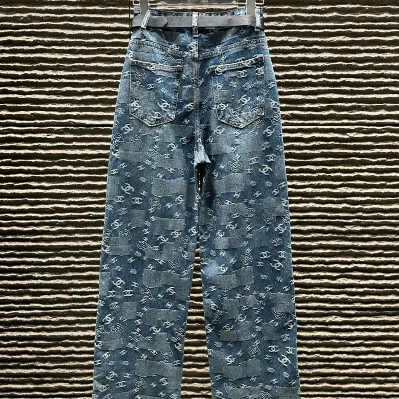 『S-XL』着心地良い 今季も大流行 モード ジャカード デニム パンツ