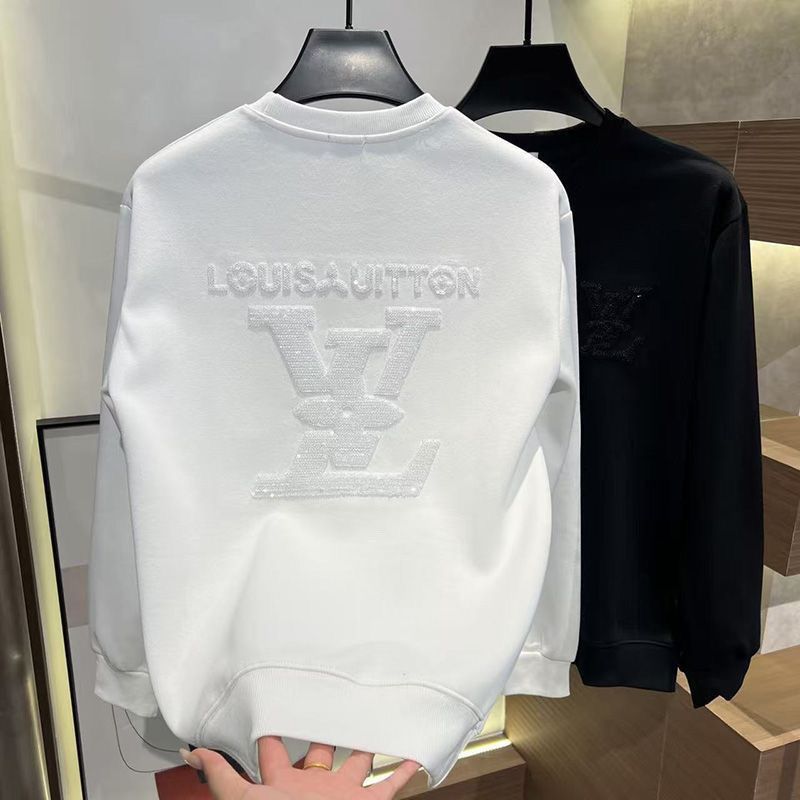 『L-4XL』メンズファッション クルーネック スウェットシャツ 刺繍入り カジュアル 長袖