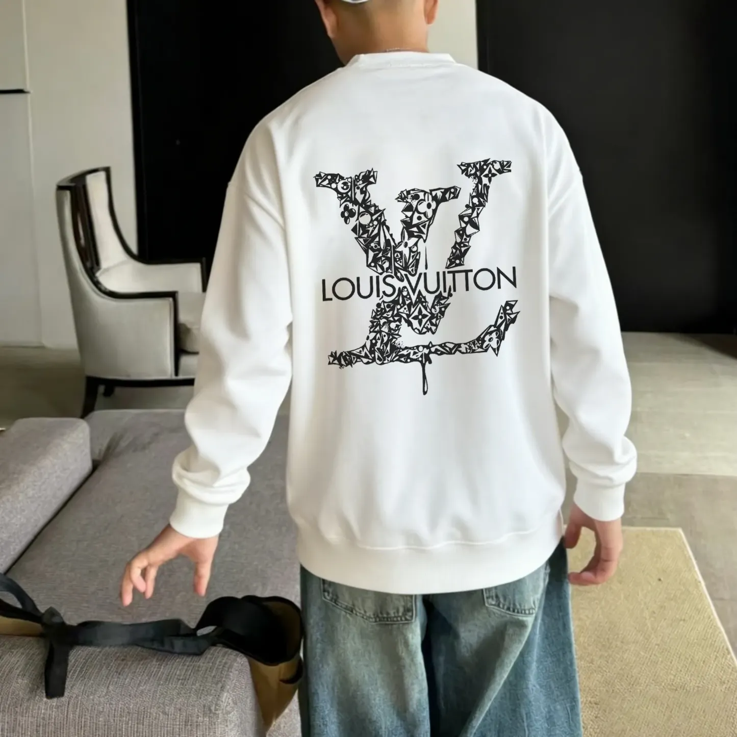 『S-5XL』大人の定番 合わせやすい ゆったり 春秋冬 プリント 快適 トレーナー