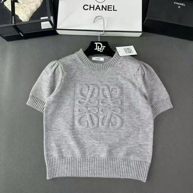 [Copy]『S-XL』優しい雰囲気 ふわふわ 快適 スタイリッシュエレガント 半袖ニットＴシャツ