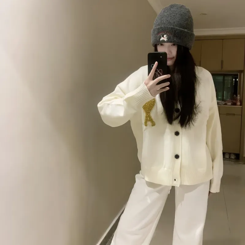 優しい雰囲気 ファッション ゆるい 柔らかい 手触り良くシンプル セーター