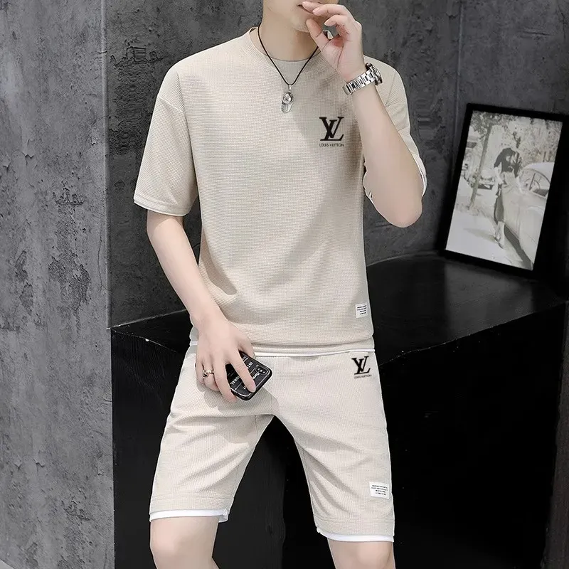 『S-3XL』優しい雰囲気 着心地良い ファッション ソフト 通気性 クラシックカジュアル セット