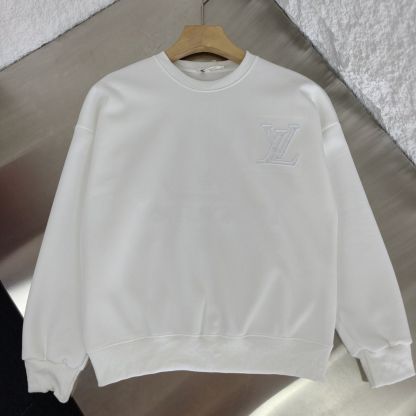 『L-4XL』新着 ヘビー刺繍文字カップルファッションスウェットシャツ