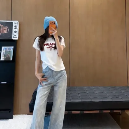 【S-L】売れ切れ必至 着心地良い トレンド ラウンドネック 半袖 Ｔシャツ