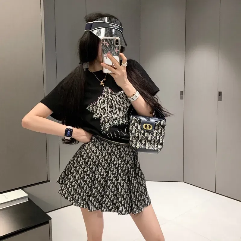 『S-L』大注目 高級感 美人度アップ フェミニン ジャカード アルファベット セットアップ