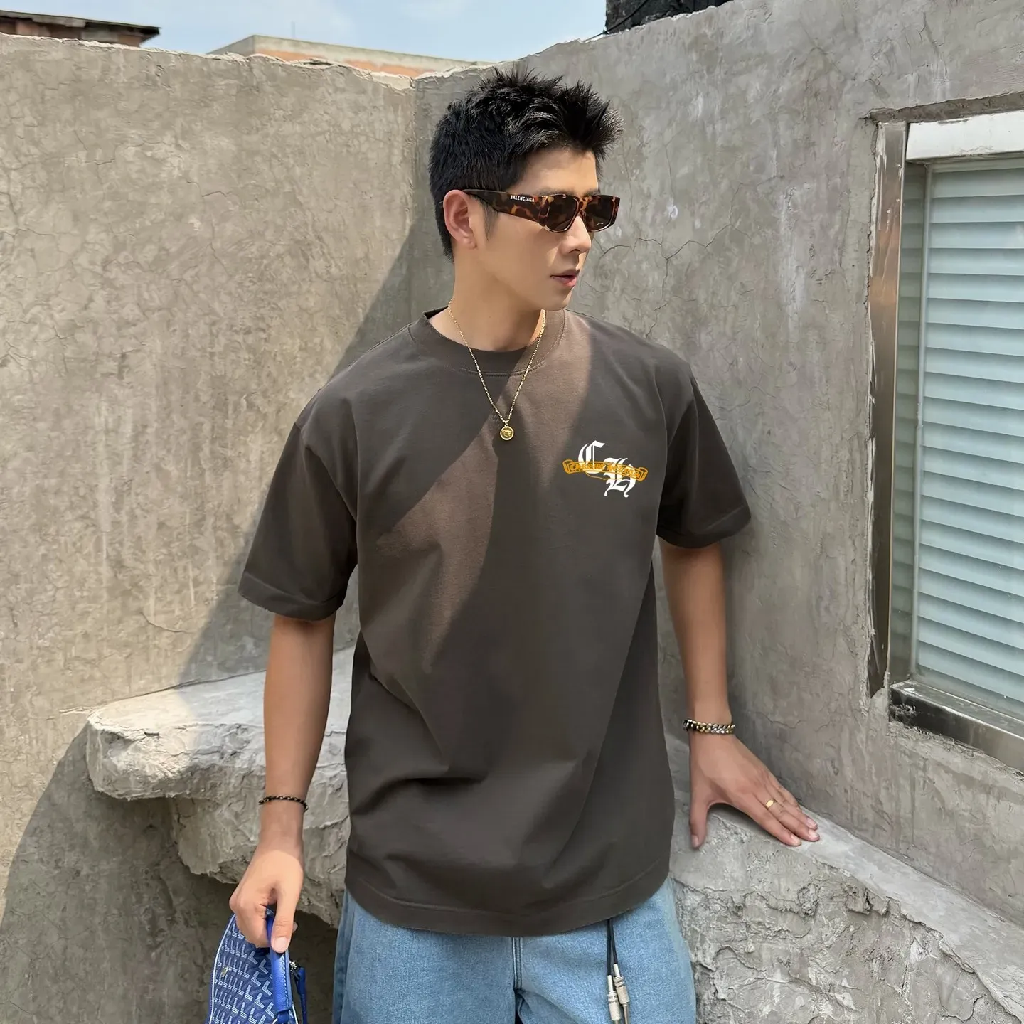 『S-4XL』イメチェンに最適 高品質素材 軽やか 着せやすい カジュアル 半袖 Tシャツ