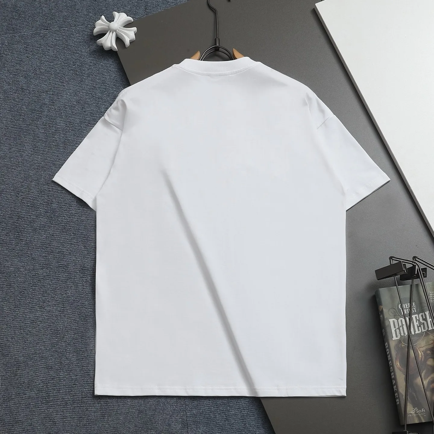 『XS-L』刺繍入り ゆったり 通勤にぴったりリラックスフィット 半袖 Tシャツ