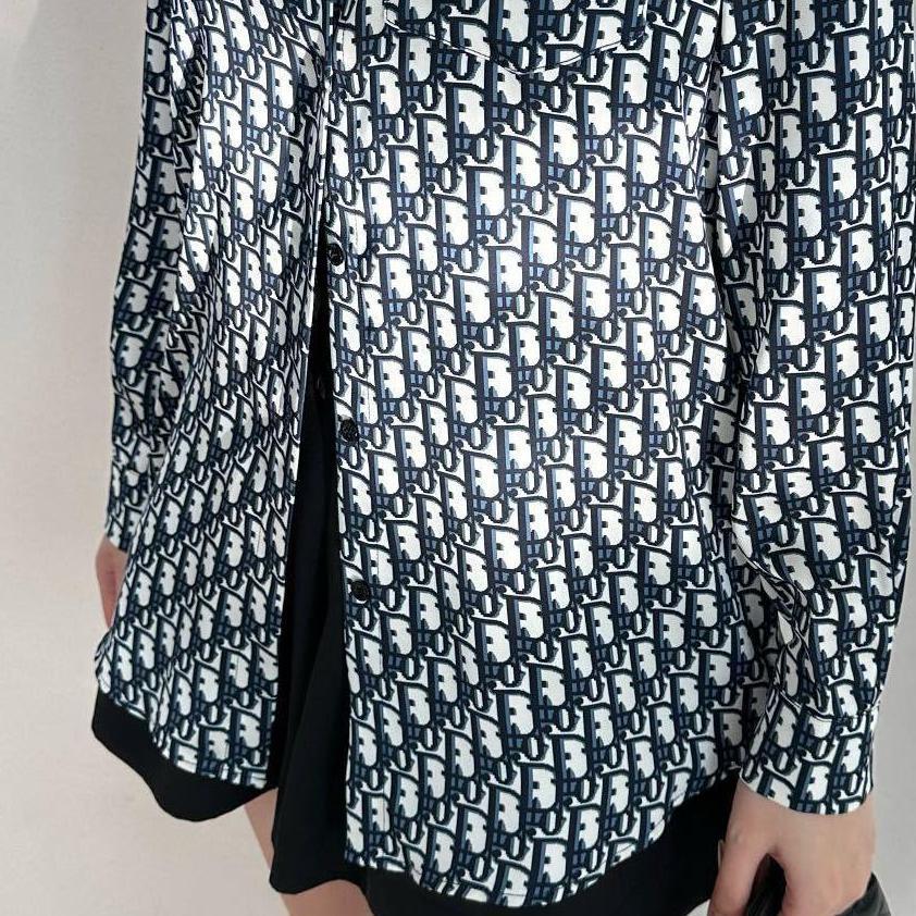 『S-L』早春の新着：モノグラムプリントシャツ 1