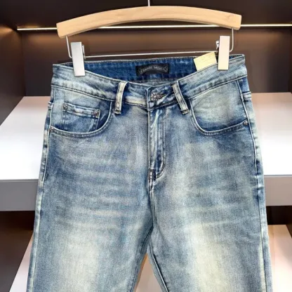 『S-3XL』今季も大流行 着心地良い ストリート系 ウォッシュ加工 デニム ジーンズ
