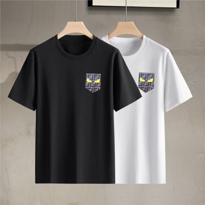 【S-5XL】ファッショナブルで高品質な半袖Tシャツ、ゆったりとしたコットンTシャツ