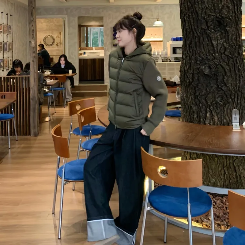 大活躍 おしゃれ 高級感 着瘦せ 暖かい 軽量 着心地良い ダウンアウター