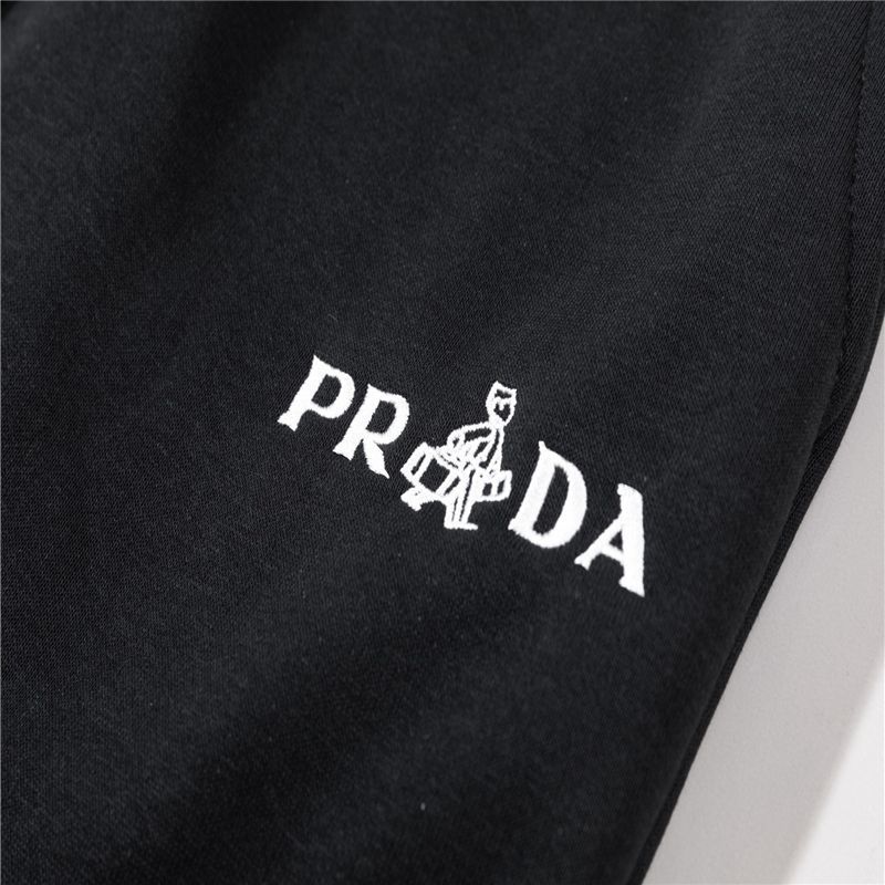 秋冬新作、刺繍入りジッパー付きメンズフリース裏地厚手パンツ