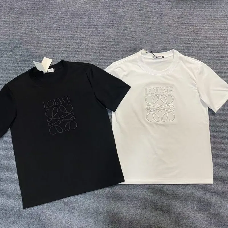 『S-4XL』新作 高品質 通気性 手触り良くシンプル カジュアル 体型カバー 爽やか印象 刺繍 Ｔシャツ