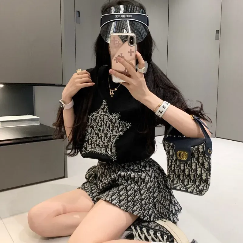 『S-L』大注目 高級感 美人度アップ フェミニン ジャカード アルファベット セットアップ