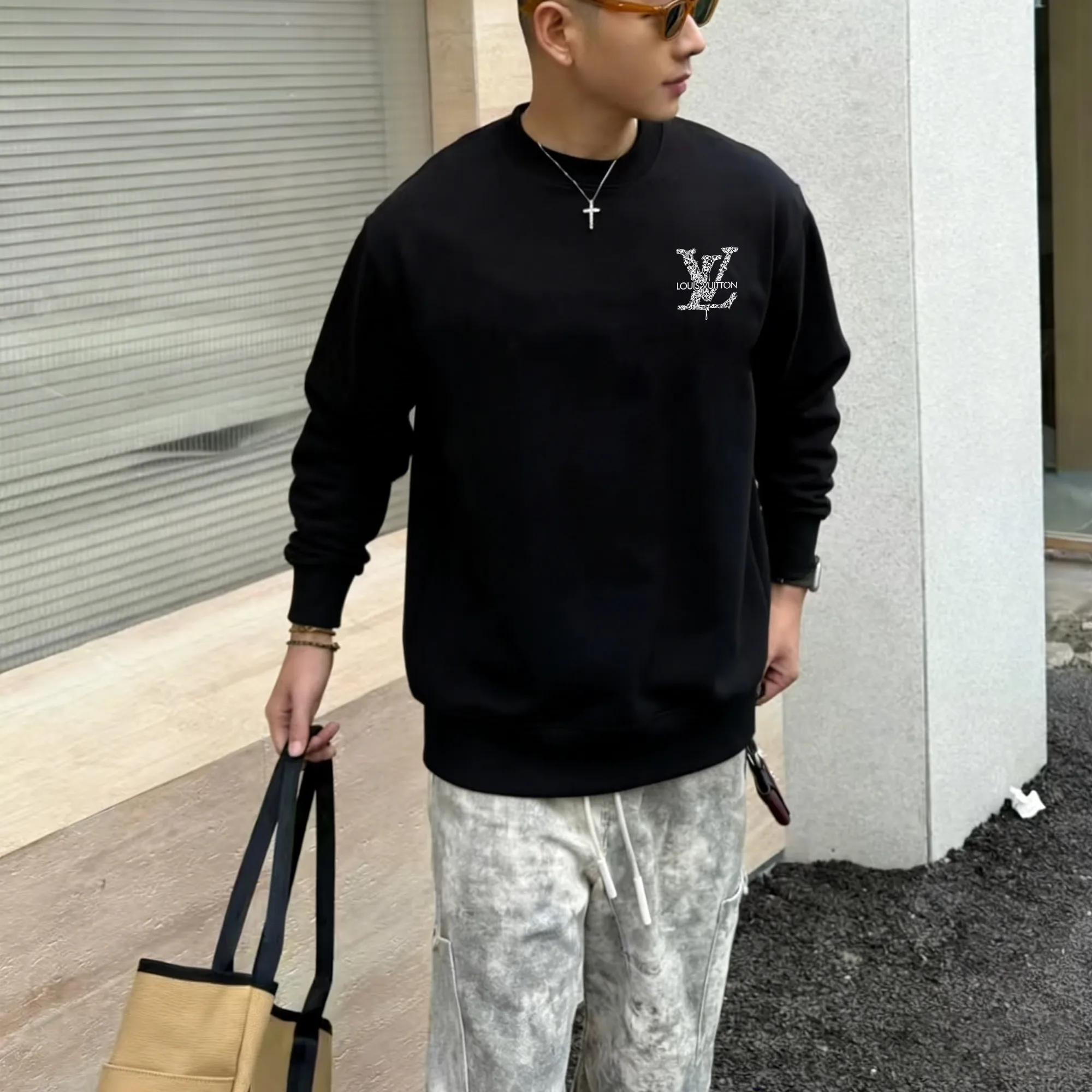 『S-5XL』大人の定番 合わせやすい ゆったり 春秋冬 プリント 快適 トレーナー