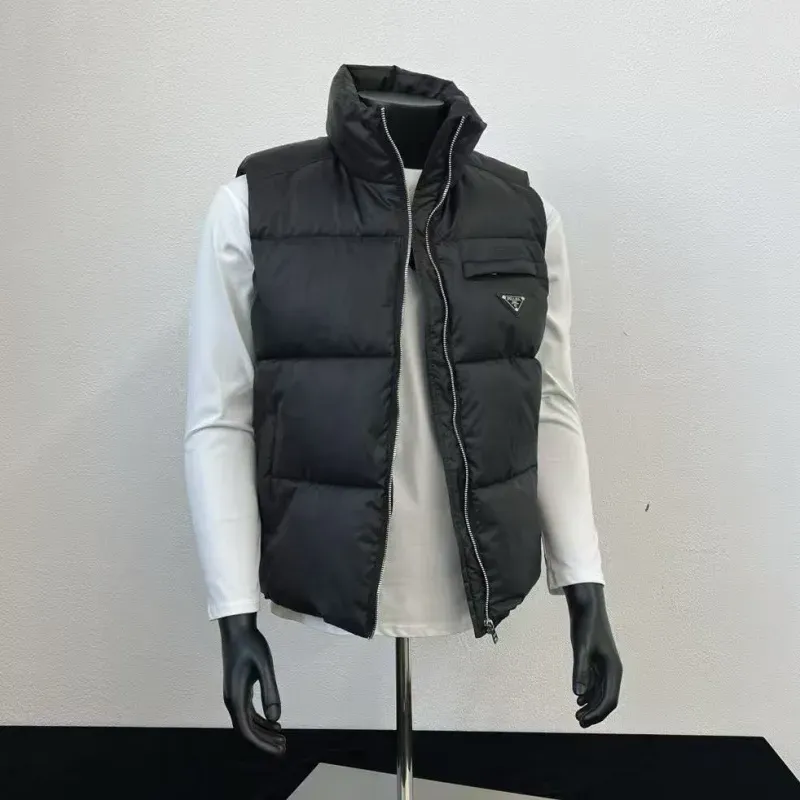 『L-4XL』大人らしいトレンド 高品質 シンプル 軽量 暖かい ダウンベスト