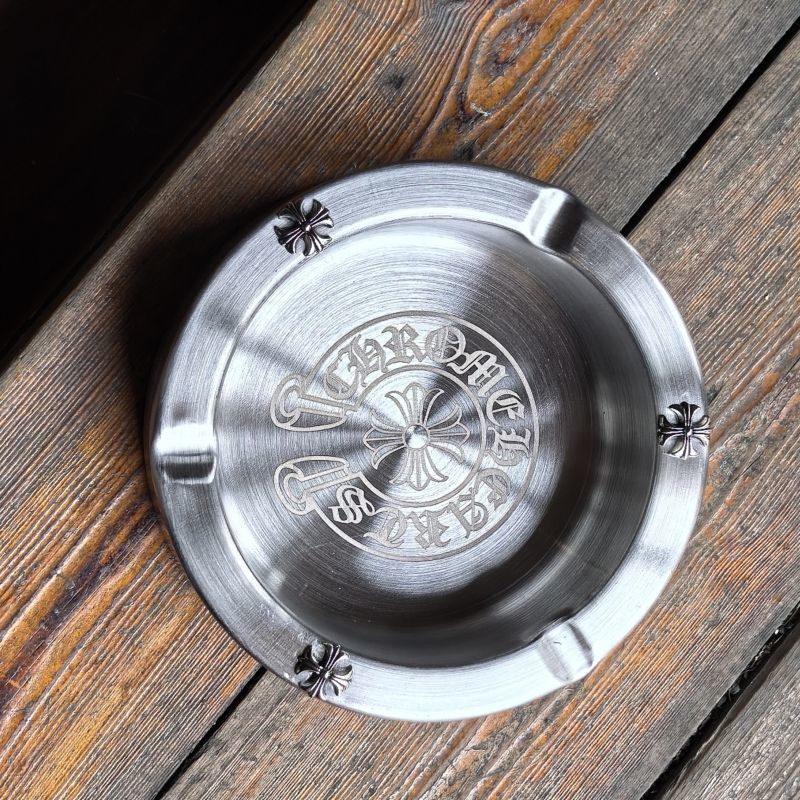 トレンディなレトロなステンレス製灰皿、大型、パーソナライズされた灰皿